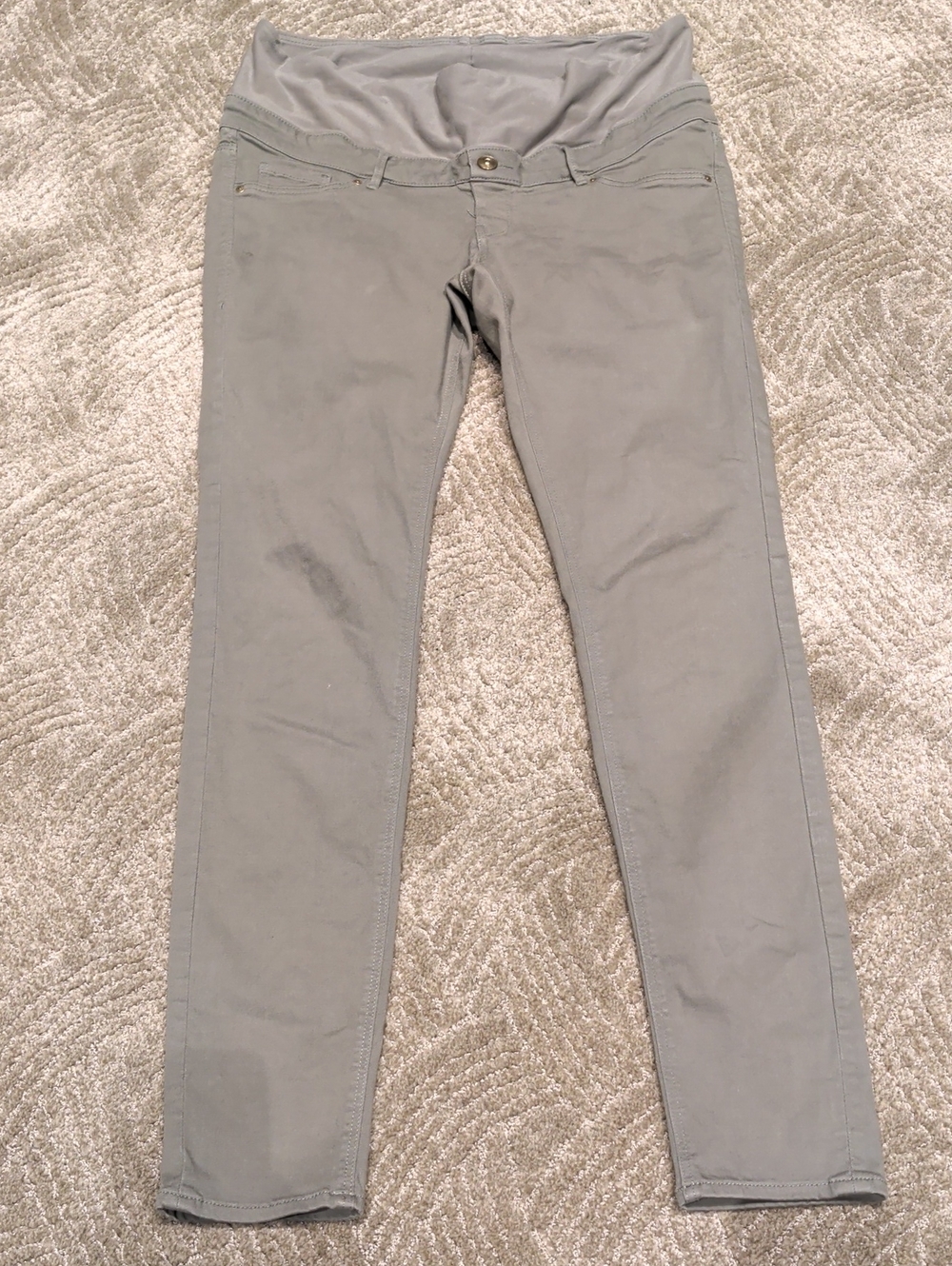 Maternity Skinny Pants - Olive Green